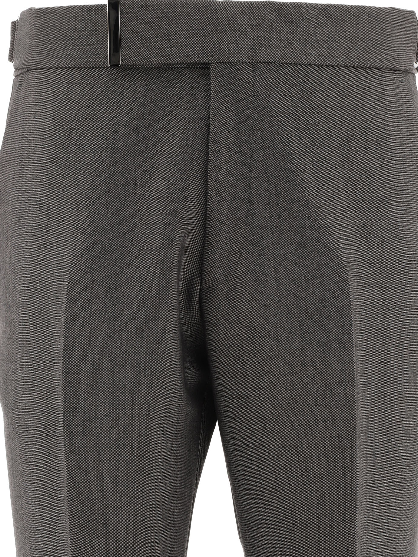 TOM FORD Grey Wool and mohair trousers